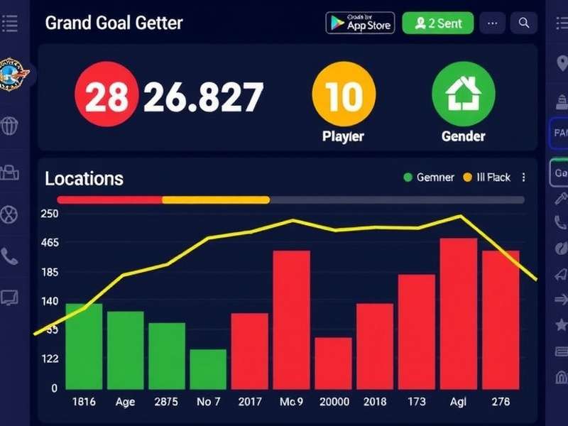 Grand Goal Getter Player Demographics - Age, Gender, and Location Distribution